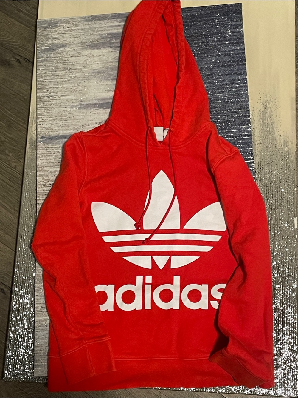 Adidas pull over hoodie size XS
